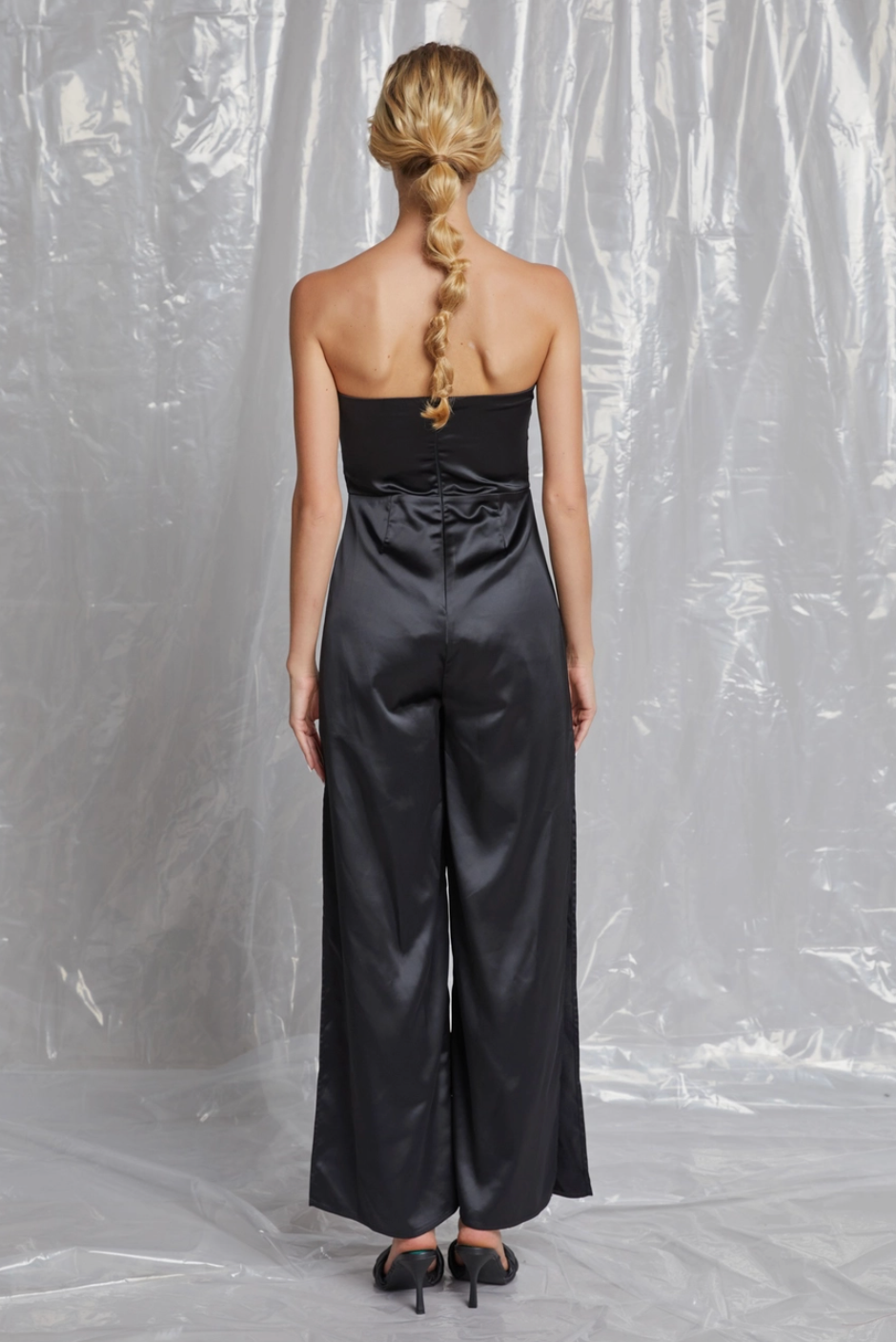 Satin Jumpsuit YOU ARE THE PINEAPPLE