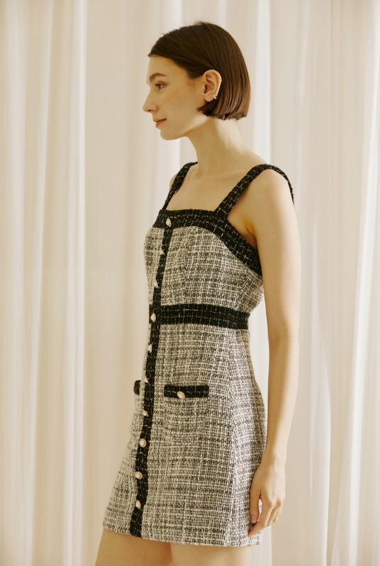 【新品未使用タグ付き】Paddington Mini Dress Tweed and Pearl Bodycon Mini Dress – YOU ARE THE PINEAPPLE